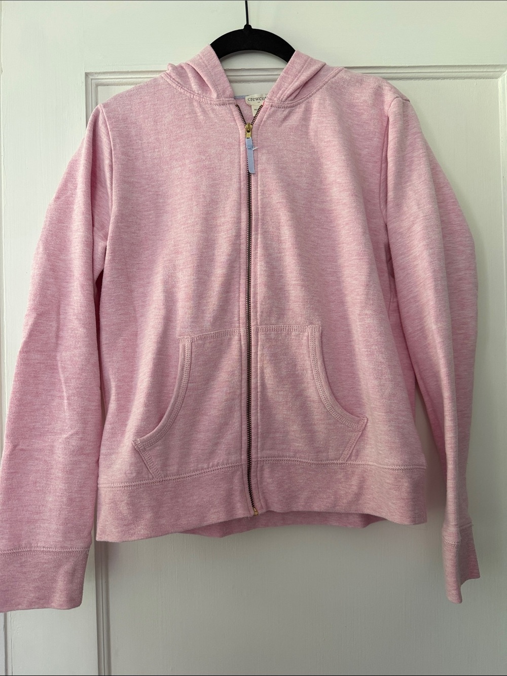 Crewcuts Light Pink Full-Zip Hoodie Jacket